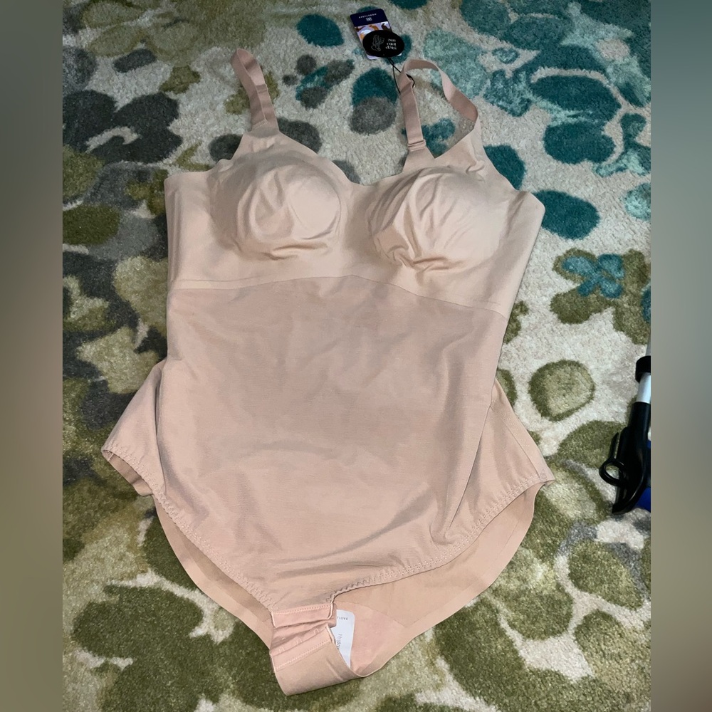 HONEYLOVE CAMI BODYSUIT NWT 3X compression shapewear no wire support tummy tuck - Picture 7 of 10